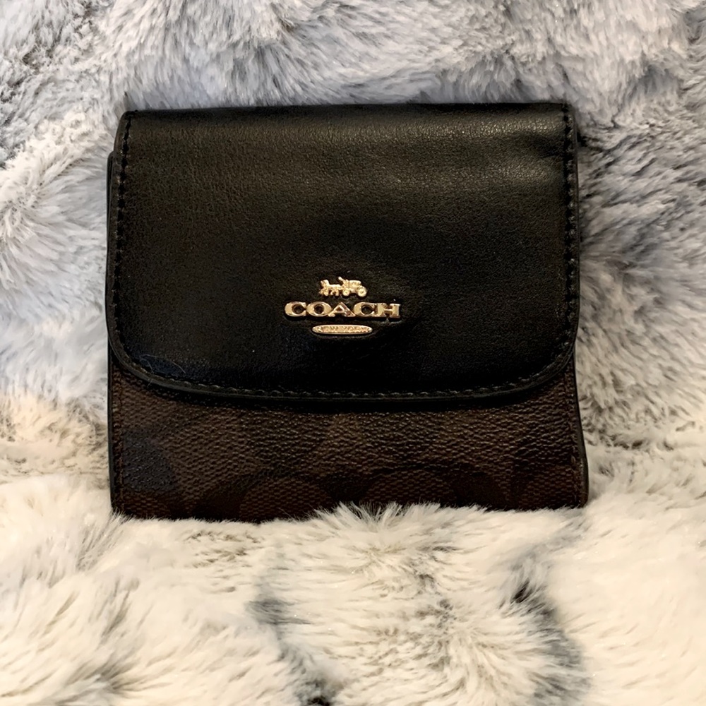 COACH leather wallet